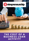 The Cost of a Business Loan Activity