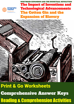 Preview of The Cotton Gin and Expansion of Slavery (USA, Industrial Revolution)