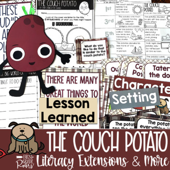 Preview of The Couch Potato Activities Book Companion Reading Comprehension