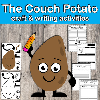 Preview of The Couch Potato Craft and Writing Activities