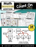 The Count On Method - 1st Grade Addition: (NO PREP) sums to 20