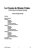 The Count of Monte Cristo-French Study Guide