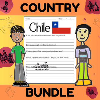 Preview of The Country Bundle #1 for Writing Research Test Homework Classwork Competition