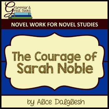 Preview of The Courage of Sarah Noble: Coordinating Conjunctions