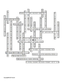 The Courts Crossword for American Government by Everything Science and