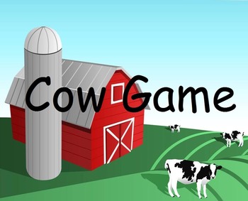 Preview of The Cow Game - Classroom Management Farm Simulation