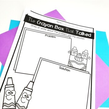 Interactive Crafts & Activities for The Crayon Box That Talked