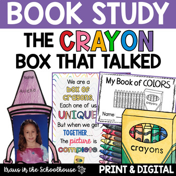 Preview of The Crayon Box that Talked Book Study | Back to School