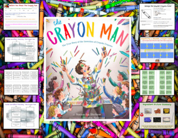 Preview of The Crayon Man -Companion - Digital / Printable - Sequencing, Cause/Effect