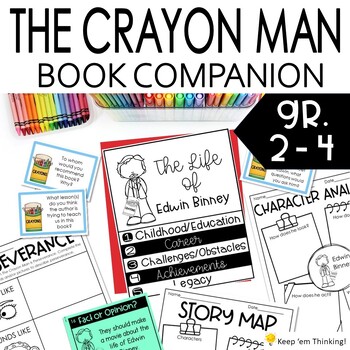 Preview of The Crayon Man Picture Book Companion and Activities