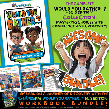 Preview of 5Cs Mastery Bundle: Would You Rather Creative & Critical Thinking