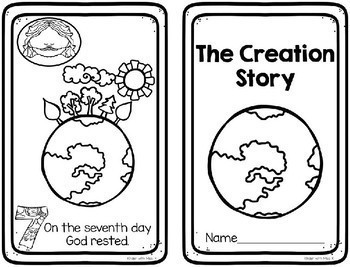 The Creation Story Booklet by Kinder With Miss K | TpT