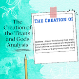 The Creation of the Titans and Gods Analysis