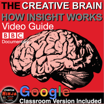Preview of The Creative Brain How insight Works Video Guide (Psychology)+ Distance Learning