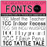 The Creative Classroom Fonts: Volume 1