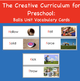 Creative Curriculum for Preschool: Balls Study Vocabulary 