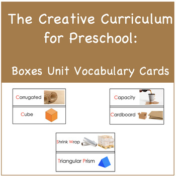 Kindergarten Math Vocabulary--Common Core--Module Length, Width, Capacity