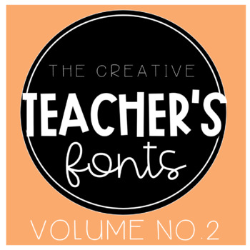 Preview of The Creative Teacher's Fonts Vol. 2