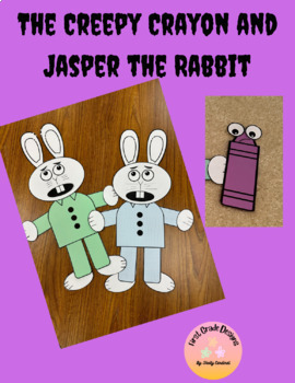 Preview of The Creepy Crayon And Jasper The Rabbit Craft
