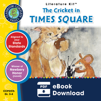Preview of The Cricket in Times Square - Literature Kit Gr. 3-4
