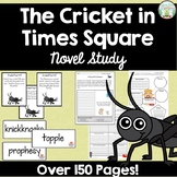 The Cricket in Times Square Novel Study