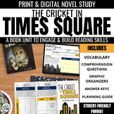 The Cricket in Times Square Novel Study: Comprehension Que
