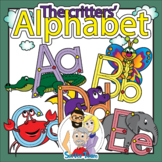 The Critter's (Animals) Alphabet posters and png clip art