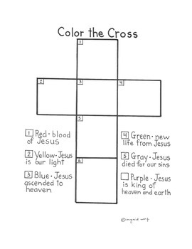 Catholic My Cross Activity Booklet by Ingrid's Art | TpT