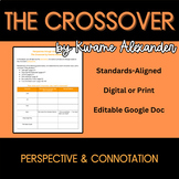 The Crossover by Kwame Alexander: Connotation and Perspective