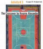 The Crossover by Kwame Alexander- Novel Study- Activity # 