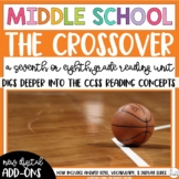 The Crossover by Kwame Alexander Verse Novel Study Reading