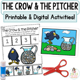 The Crow and the Pitcher | Digital & Printable Activities 