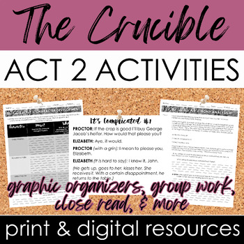 The Crucible Act 2 Character Chart