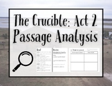 The Crucible: Act 2 Passage Analysis