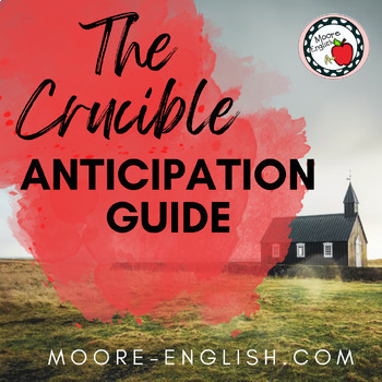Preview of The Crucible Anticipation Guide (Google Slides) / Freebie