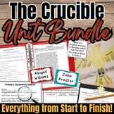The Crucible Unit Bundle: Activities, Reading Guides, Quiz