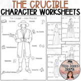 The Crucible - Character Exploration Worksheets
