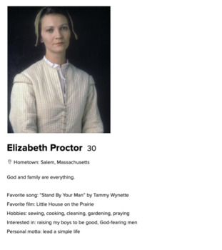 the crucible characters elizabeth proctor