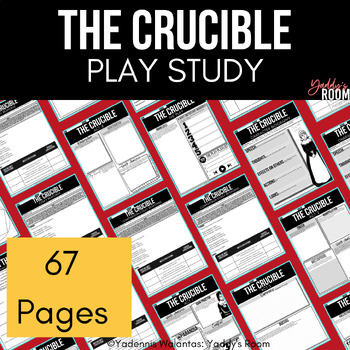 Preview of The Crucible Complete Play Bundle CCSS Aligned