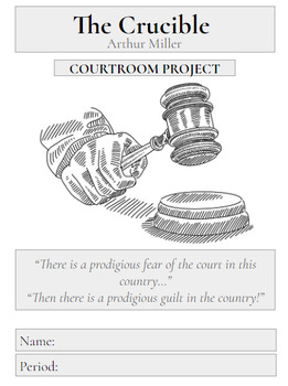 Preview of The Crucible - Courtroom Project