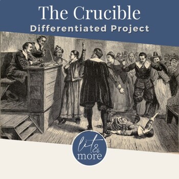Preview of The Crucible Differentiated Project | Project-Based Learning for 9-12 Grades