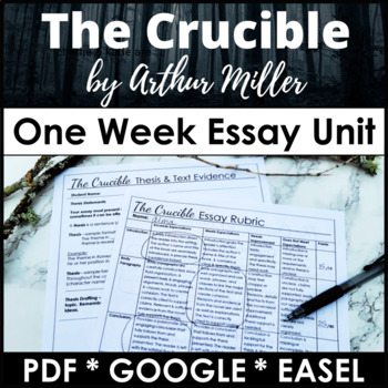 crucible book essay