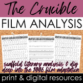 The Crucible Film Analysis Guides - Scaffold literary anal