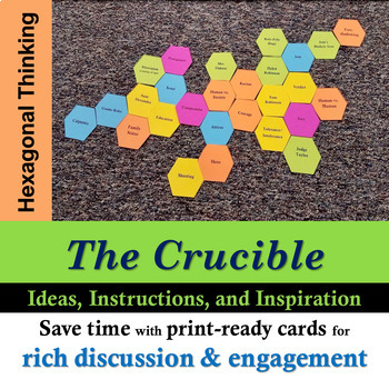 Preview of The Crucible Hexagonal Discussion Activity