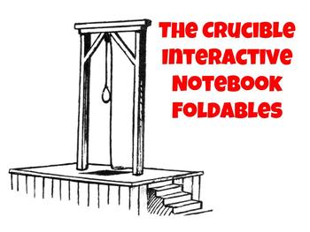 Preview of The Crucible Interactive Notebook Foldables
