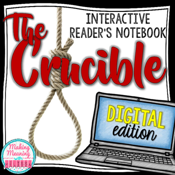 Preview of The Crucible Interactive Notebook - Paperless