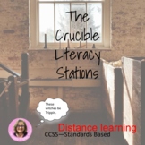 The Crucible Novel Study Literacy Stations Digital Google 