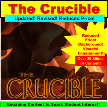 Preview of The Crucible Digital Introduction (Google, PowerPoint)