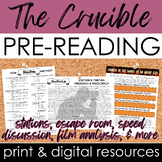 The Crucible Pre-Reading Activities: Engage your students 