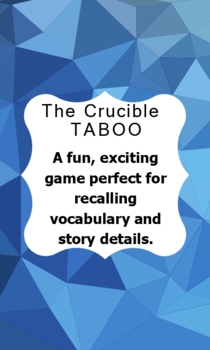 Preview of The Crucible:  Taboo Review Game